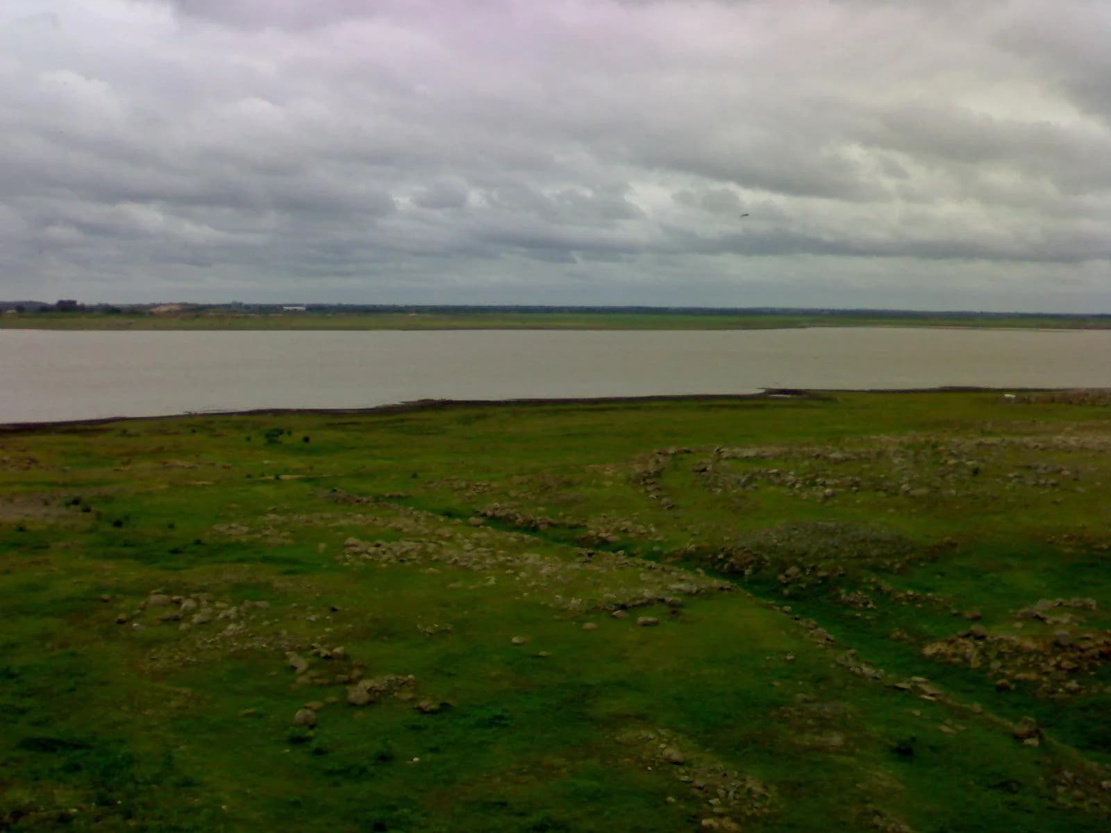 Himayat Sagar reservoir, Hyderabad.