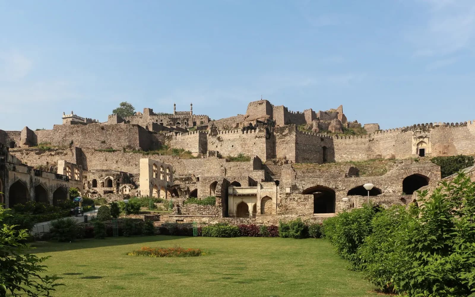 The ruins of Golconda Fort