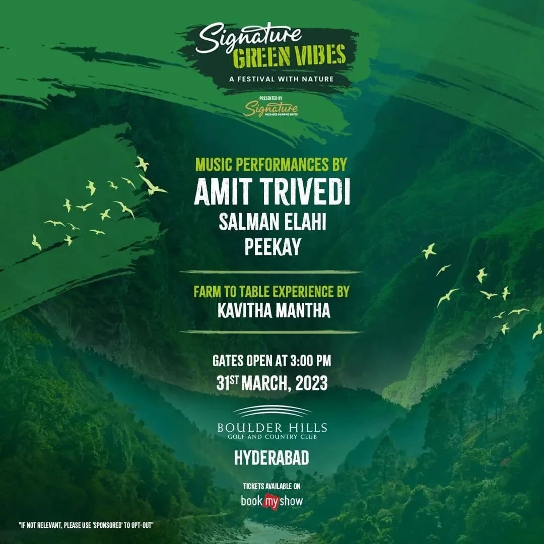 On Friday, Hyderabad will host a live concert featuring the music composer and singer Amit Trivedi as the performer.