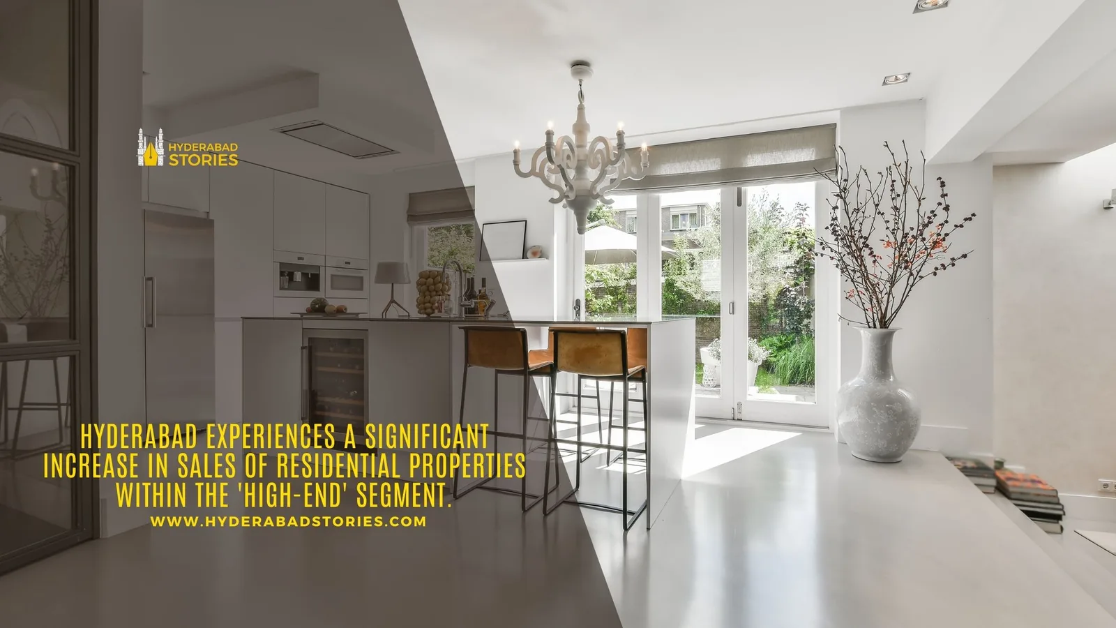 Hyderabad experiences a significant increase in sales of residential properties within the ’high-end’ segment.
