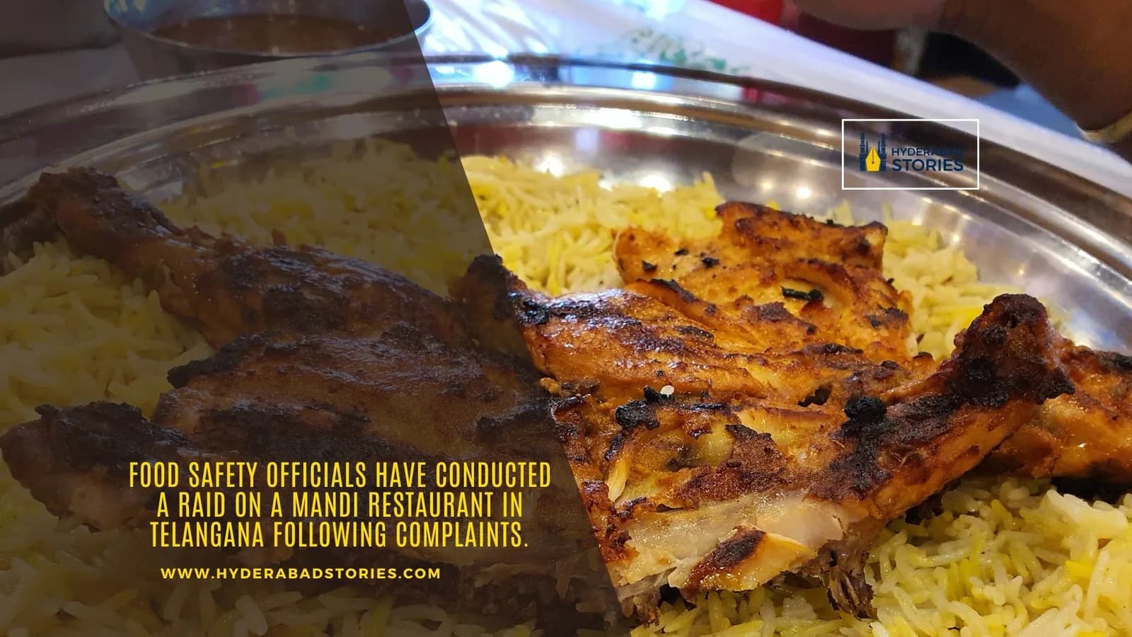 Food safety officials have conducted a raid on a mandi restaurant in Telangana following complaints.