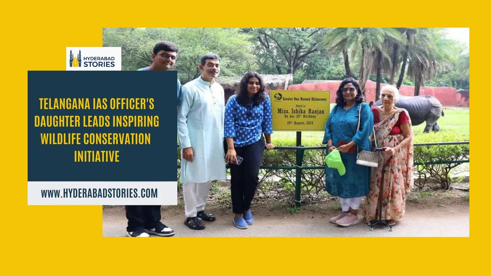Telangana IAS Officer’s Daughter Leads Inspiring Wildlife Conservation Initiative