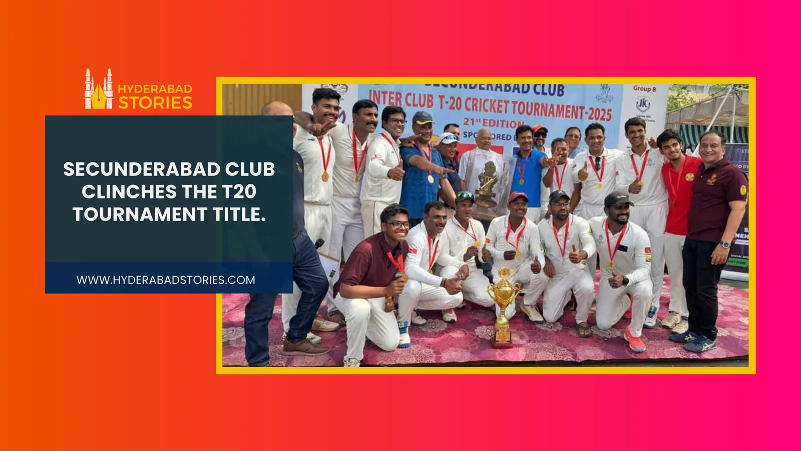 Secunderabad Club clinches the T20 tournament title.