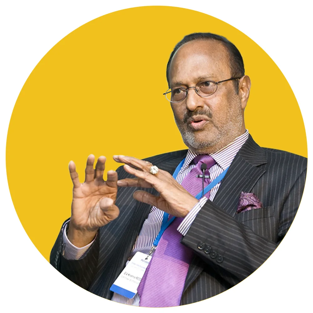Portrait of GVK Reddy