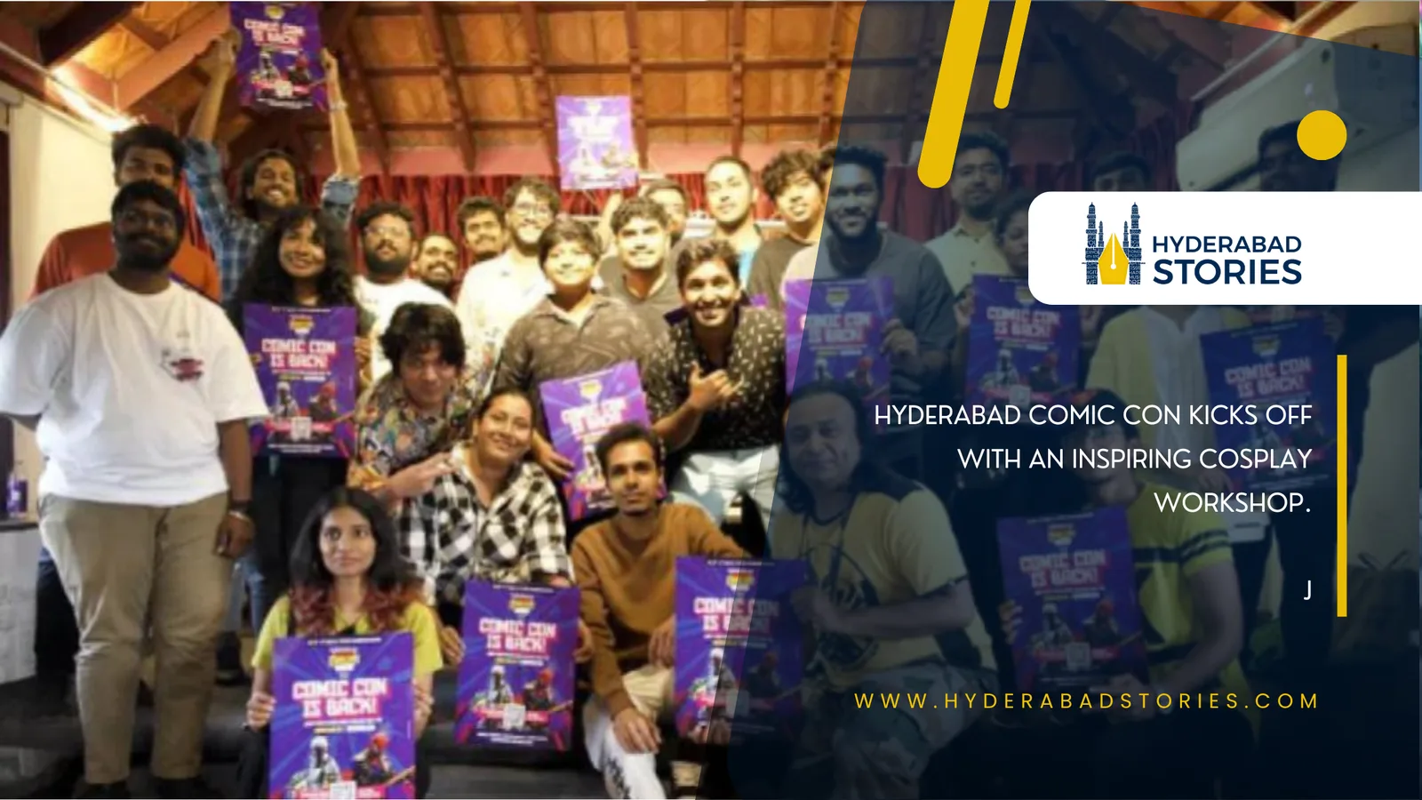 Hyderabad Comic Con kicks off with an inspiring cosplay workshop.