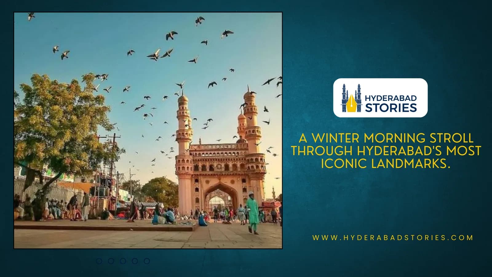 A winter morning stroll through Hyderabad’s most iconic landmarks.