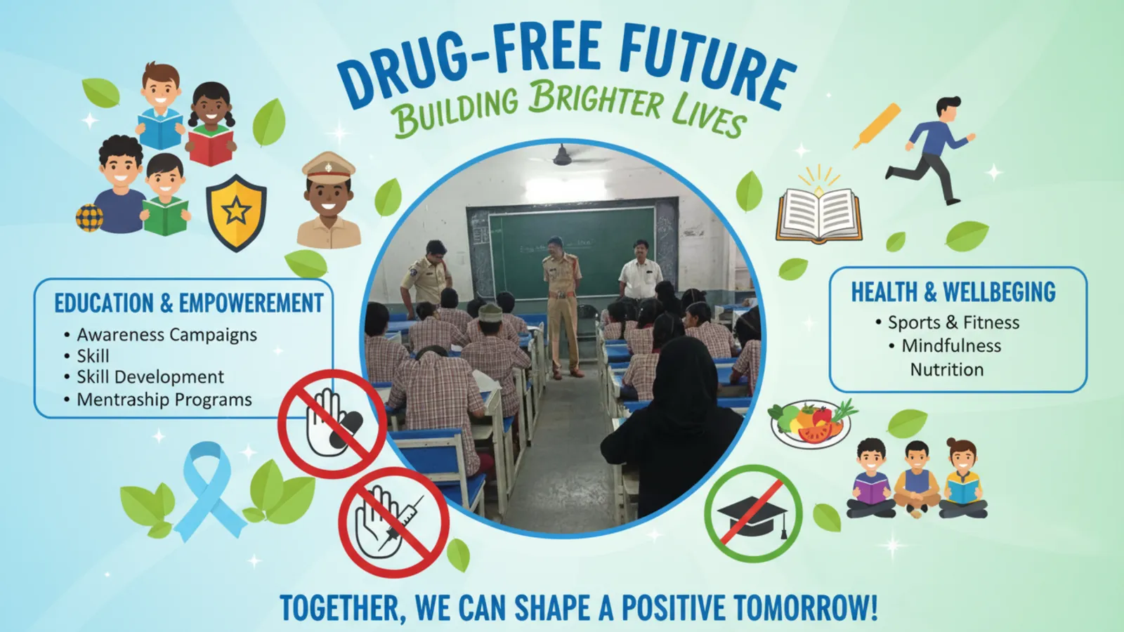 Fighting Drugs with Words: Falaknuma Police Lead Youth Awareness Drive