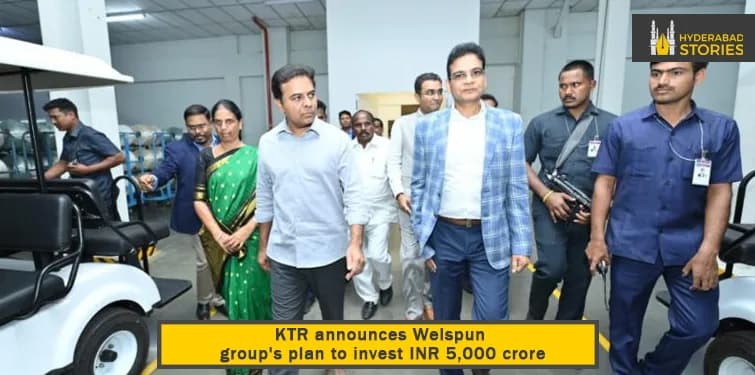 KTR announces Welspun group’s plan to invest INR 5,000 crore in various sectors