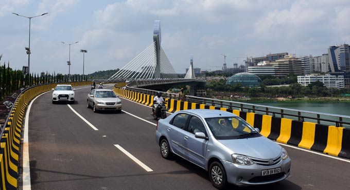 Durgam Cheruvu Cable Bridge