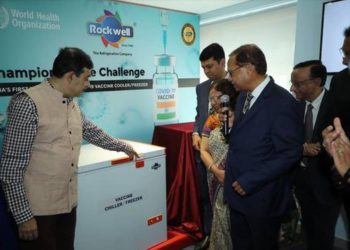 Hyderabad-based firm unveils vaccine freezer that works on solar, wind power