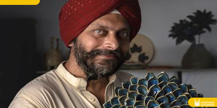 A potter based in Hyderabad transforms waste into works of art.