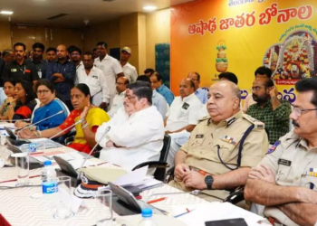 Minister Konda Surekha Supervises Preparations for Decennial Bonalu Festival.