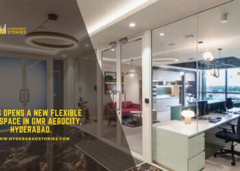Regus opens a new flexible workspace in GMR Aerocity, Hyderabad.