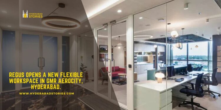 Regus opens a new flexible workspace in GMR Aerocity, Hyderabad.