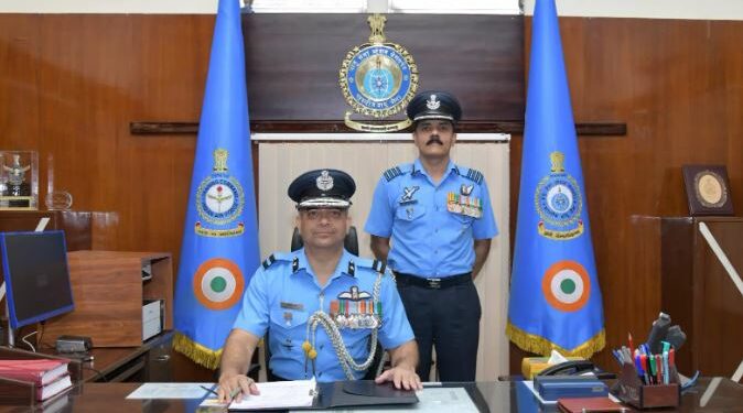 Hrushikesh Jagannath Page assumes command at Begumpet Air Force Station in Hyderabad.