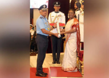Hyderabad: AFA Former and Present Commandants Receive Medals