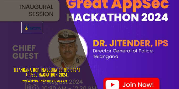 Telangana DGP inaugurates the Great AppSec Hackathon 2024.