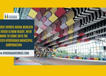The first sports arena beneath a flyover is now ready, with more to come, says the Greater Hyderabad Municipal Corporation.