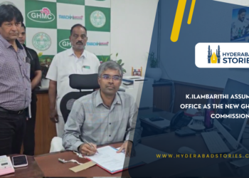 Ilambarithi assumes office as the new GHMC Commissioner.
