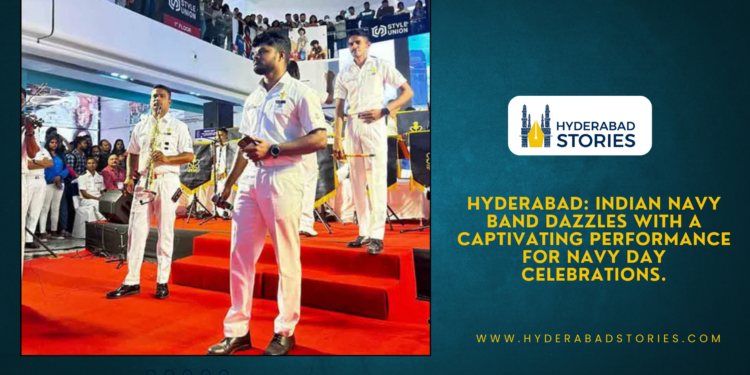 Hyderabad: Indian Navy Band dazzles with a captivating performance for Navy Day celebrations.