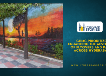 GHMC prioritizes enhancing the aesthetics of flyovers and parks across Hyderabad.