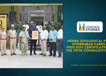 Nehru Zoological Park in Hyderabad earns ISO 9001:2015 certification for the fifth consecutive year.