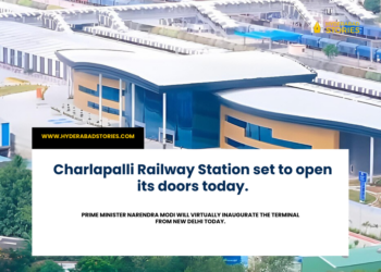 Charlapalli Railway Station set to open its doors today.