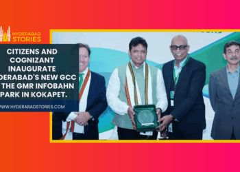 Citizens and Cognizant inaugurate Hyderabad’s new GCC at the GMR Infobahn IT Park in Kokapet.