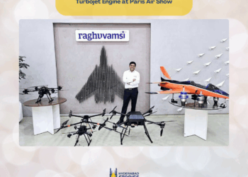 Raghu Vamsi Aerospace Unveils India’s First Jet-Powered Kamikaze UAV and Micro Turbojet Engine at Paris Air Show