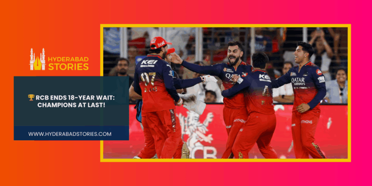 ???? RCB Ends 18-Year Wait: Champions at Last!