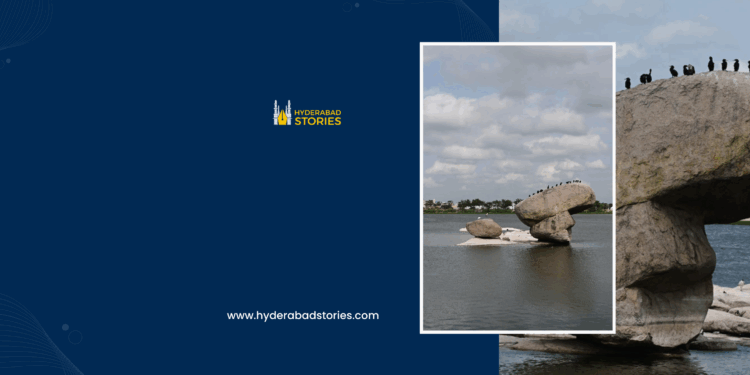 Hyderabad’s city lakes brim with water as monsoon rains significantly raise water levels across the region.
