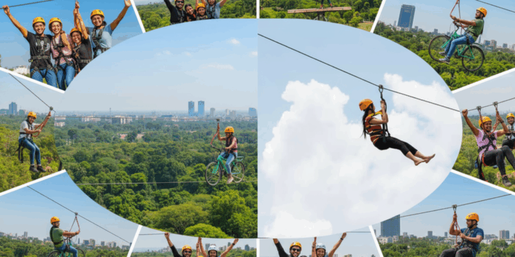 Hyderabad’s Latest Sky-High Adventures: Zip-Lining and Sky-Cycling Await You