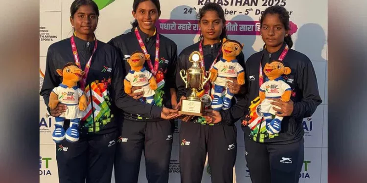 Hyderabad: Osmania University lost to MDU in the Khelo India tennis final.