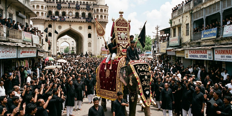 The Elephant, The Diamonds, and The Legacy: Inside Hyderabad’s 432-Year-Old Bibi-ka-Alam Procession