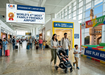 Why Hyderabad Airport is Ranked 4th Best Globally for Families