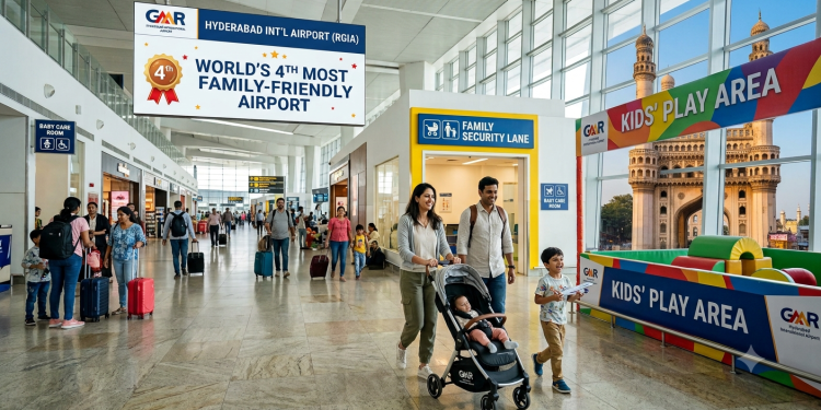 Why Hyderabad Airport is Ranked 4th Best Globally for Families