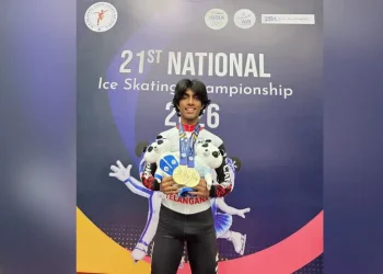 Golden Boy of Hyderabad: Speed Skater Pranav Madav Scoops Hat-Trick of Golds at National Championship
