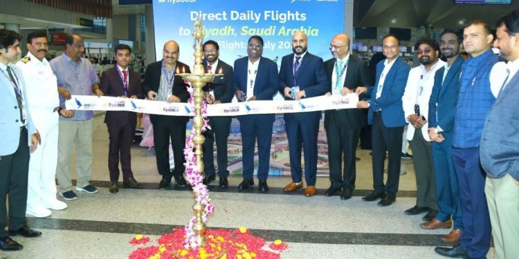 Hyderabad Airport Welcomes Saudi Budget Carrier flyadeal